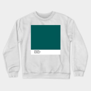 pantone 19-4922 TCX Teal Green Crewneck Sweatshirt